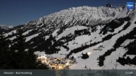 Archived image Webcam Panoramic view of the mountain station Oberjoch 00:00