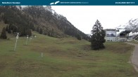 Archived image Webcam Cable car Nebelhorn station Seealpe 07:00