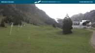 Archiv Foto Webcam Nebelhornbahn Mittelstation 08:00