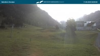 Archiv Foto Webcam Nebelhornbahn Mittelstation 07:00