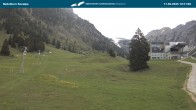 Archiv Foto Webcam Nebelhornbahn Mittelstation 09:00