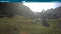 Archiv Foto Webcam Nebelhornbahn Mittelstation 07:00