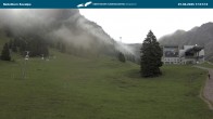 Archiv Foto Webcam Nebelhornbahn Mittelstation 17:00