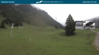 Archiv Foto Webcam Nebelhornbahn Mittelstation 09:00