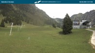 Archiv Foto Webcam Nebelhornbahn Mittelstation 13:00