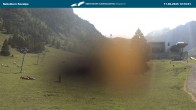 Archived image Webcam Cable car Nebelhorn station Seealpe 04:00