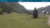 Archiv Foto Webcam Nebelhornbahn Mittelstation 09:00