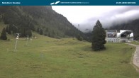 Archiv Foto Webcam Nebelhornbahn Mittelstation 07:00