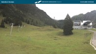 Archiv Foto Webcam Nebelhornbahn Mittelstation 09:00