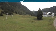 Archiv Foto Webcam Nebelhornbahn Mittelstation 09:00