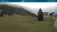 Archiv Foto Webcam Nebelhornbahn Mittelstation 08:00
