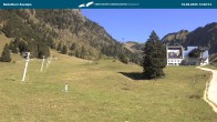 Archived image Webcam Cable car Nebelhorn station Seealpe 12:00