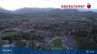 Archiv Foto Webcam Aussicht auf Oberstdorf von der Ski-Schanze 02:00