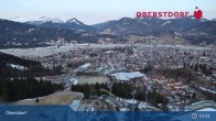 Archiv Foto Webcam Aussicht auf Oberstdorf von der Ski-Schanze 06:00