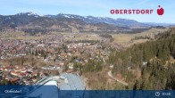 Archiv Foto Webcam Aussicht auf Oberstdorf von der Ski-Schanze 10:00