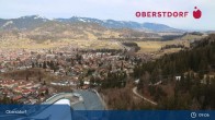 Archiv Foto Webcam Aussicht auf Oberstdorf von der Ski-Schanze 08:00