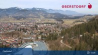 Archiv Foto Webcam Aussicht auf Oberstdorf von der Ski-Schanze 10:00