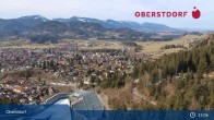 Archiv Foto Webcam Aussicht auf Oberstdorf von der Ski-Schanze 14:00