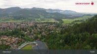 Archiv Foto Webcam Aussicht auf Oberstdorf von der Ski-Schanze 19:00