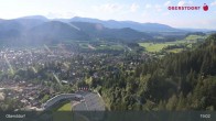 Archiv Foto Webcam Aussicht auf Oberstdorf von der Ski-Schanze 18:00