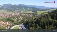 Archiv Foto Webcam Aussicht auf Oberstdorf von der Ski-Schanze 08:00