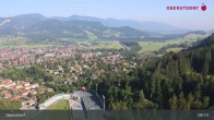 Archiv Foto Webcam Aussicht auf Oberstdorf von der Ski-Schanze 08:00