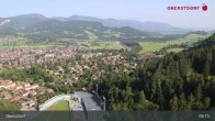 Archiv Foto Webcam Aussicht auf Oberstdorf von der Ski-Schanze 08:00