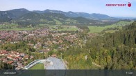 Archiv Foto Webcam Aussicht auf Oberstdorf von der Ski-Schanze 10:00