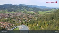 Archiv Foto Webcam Aussicht auf Oberstdorf von der Ski-Schanze 12:00