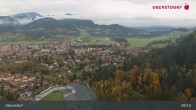Archiv Foto Webcam Aussicht auf Oberstdorf von der Ski-Schanze 08:00
