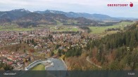 Archived image Webcam View at Oberstdorf city 12:00