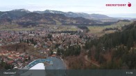 Archiv Foto Webcam Aussicht auf Oberstdorf von der Ski-Schanze 10:00