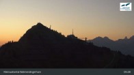Archiv Foto Webcam Walmendingerhorn Kleinwalsertal 04:00