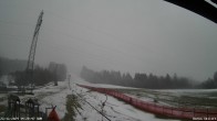 Archived image Webcam Enjoy the panoama view of the ski trail and lift in Buron 13:00