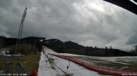 Archived image Webcam Enjoy the panoama view of the ski trail and lift in Buron 13:00