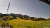 Archived image Webcam Enjoy the panoama view of the ski trail and lift in Buron 09:00