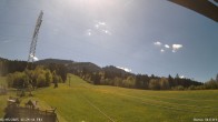 Archiv Foto Webcam Blick von der Talstation des Schlepplifts Buron auf den Lift und die Piste 11:00