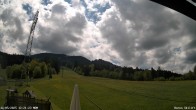 Archiv Foto Webcam Blick von der Talstation des Schlepplifts Buron auf den Lift und die Piste 11:00