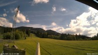 Archived image Webcam Enjoy the panoama view of the ski trail and lift in Buron 15:00