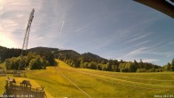 Archiv Foto Webcam Blick von der Talstation des Schlepplifts Buron auf den Lift und die Piste 09:00