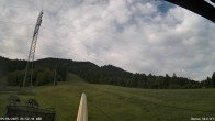 Archiv Foto Webcam Blick von der Talstation des Schlepplifts Buron auf den Lift und die Piste 06:00