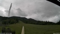 Archiv Foto Webcam Blick von der Talstation des Schlepplifts Buron auf den Lift und die Piste 09:00
