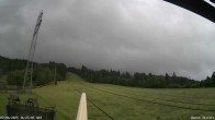 Archiv Foto Webcam Blick von der Talstation des Schlepplifts Buron auf den Lift und die Piste 15:00