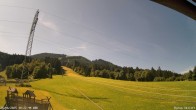 Archiv Foto Webcam Blick von der Talstation des Schlepplifts Buron auf den Lift und die Piste 09:00