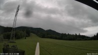 Archived image Webcam Enjoy the panoama view of the ski trail and lift in Buron 17:00
