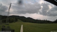Archived image Webcam Enjoy the panoama view of the ski trail and lift in Buron 19:00