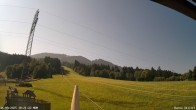 Archiv Foto Webcam Blick von der Talstation des Schlepplifts Buron auf den Lift und die Piste 09:00