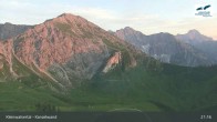 Archiv Foto Webcam Kanzelwand im Kleinwalsertal 02:00