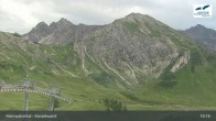 Archiv Foto Webcam Kanzelwand im Kleinwalsertal 18:00