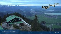 Archiv Foto Webcam Fernblick von der Bergstation am Tegelberg 20:00